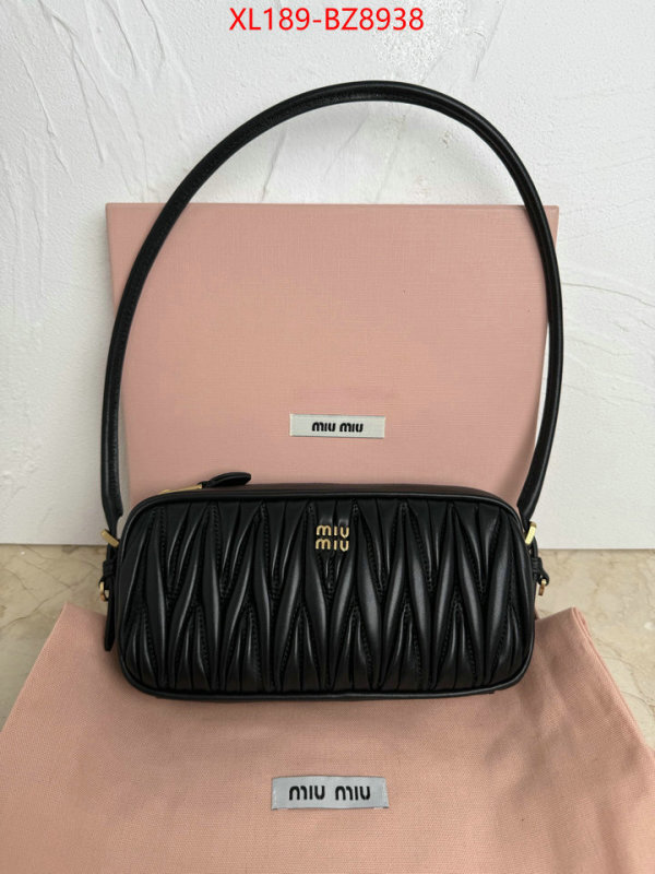 Miu Miu Bags(TOP)-Handbag- where should i buy to receive ID: BZ8938 $: 189USD,