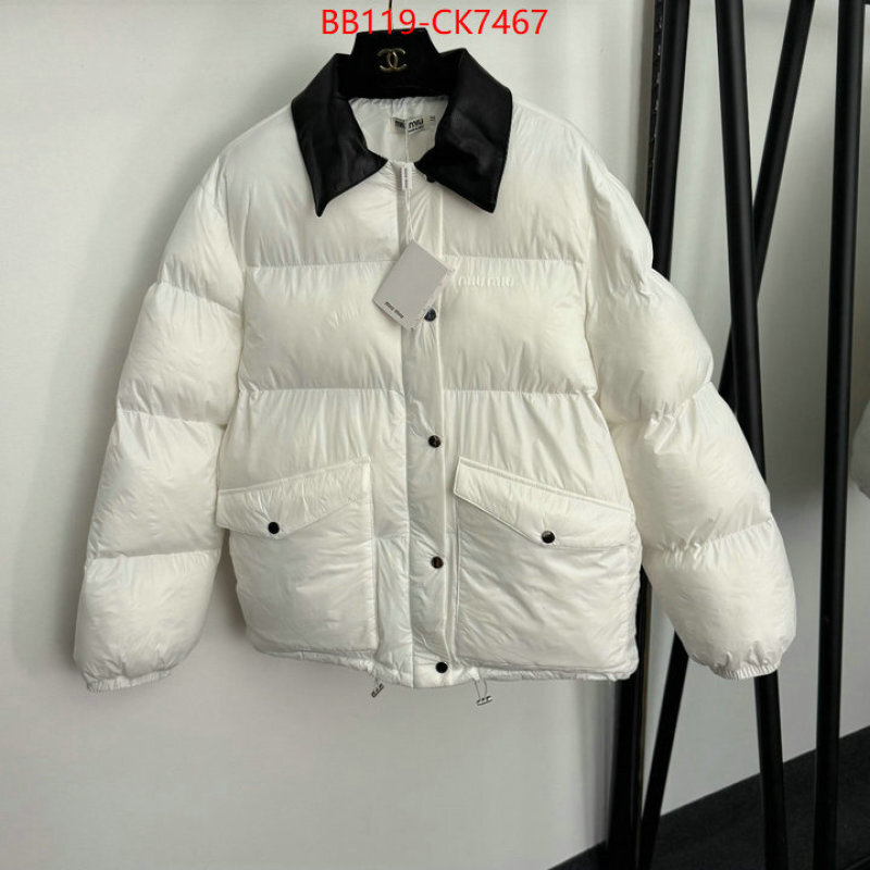 Down jacket Women-Miu Miu buy high quality cheap hot replica ID: CK7467 $: 119USD