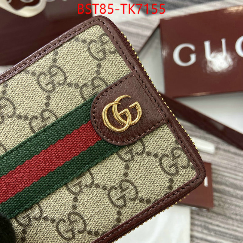 Gucci Bags(TOP)-Wallet- high quality perfect ID: TK7155 $: 85USD,