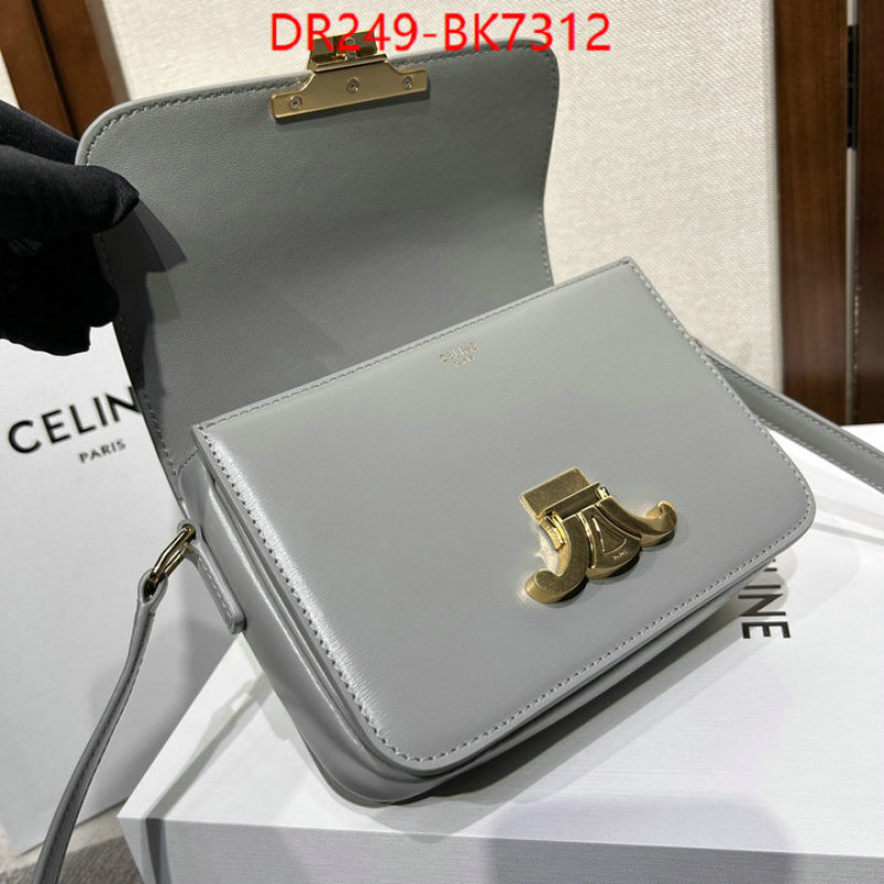 Celine Bags(TOP)-Triomphe Series cheap high quality replica ID: BK7312 $: 249USD,