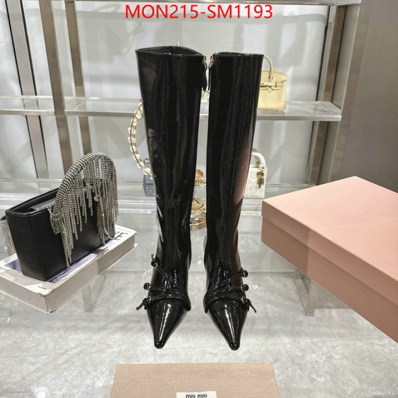 Women Shoes-Miu Miu mirror copy luxury ID: SM1193 $: 215USD