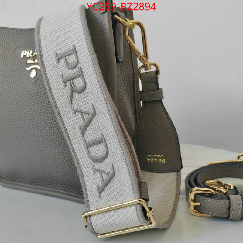 Prada Bags(TOP)-Crossbody- top quality designer replica ID: BZ2894 $: 259USD,