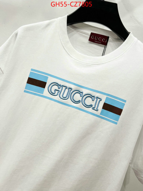 Clothing-Gucci what's the best place to buy replica ID: CZ7805 $: 55USD