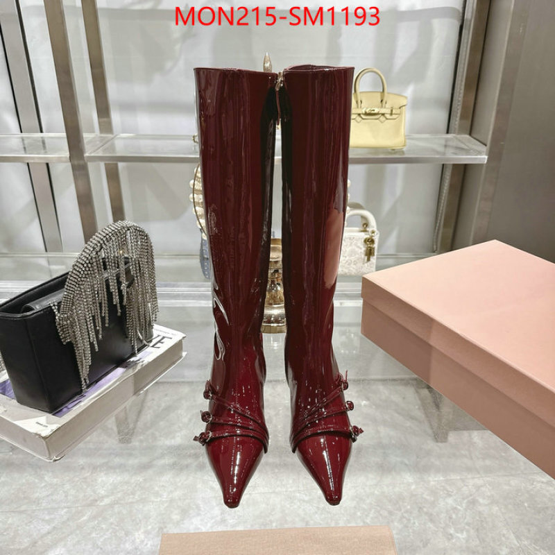 Women Shoes-Miu Miu mirror copy luxury ID: SM1193 $: 215USD