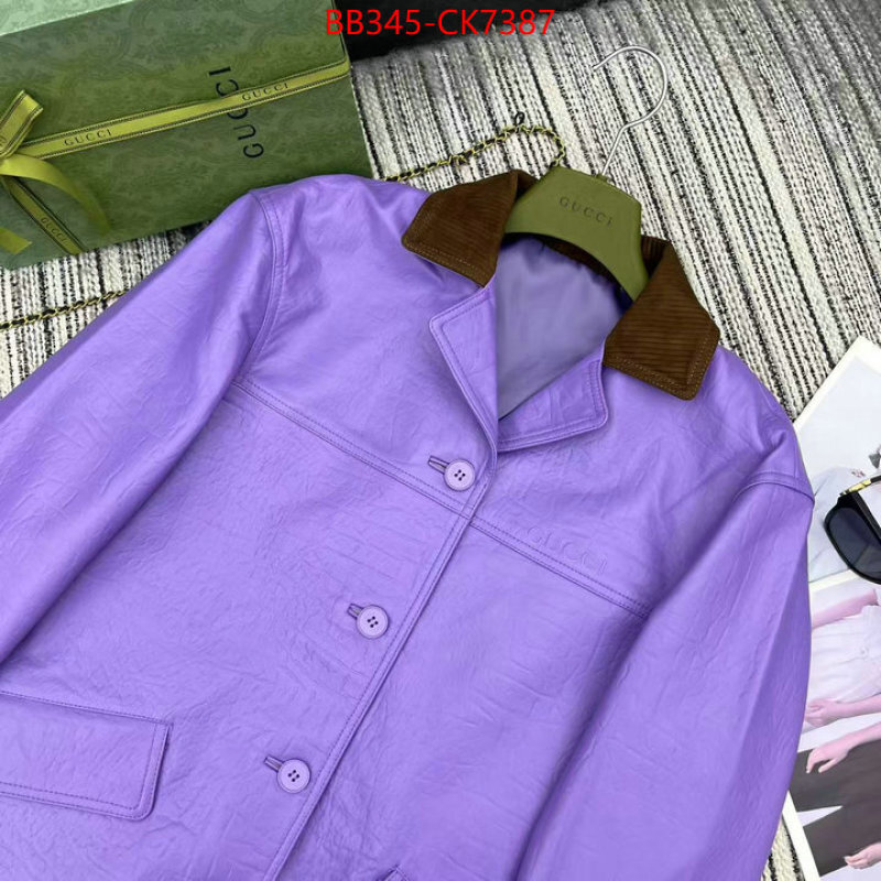 Clothing-Gucci buying replica ID: CK7387 $: 345USD