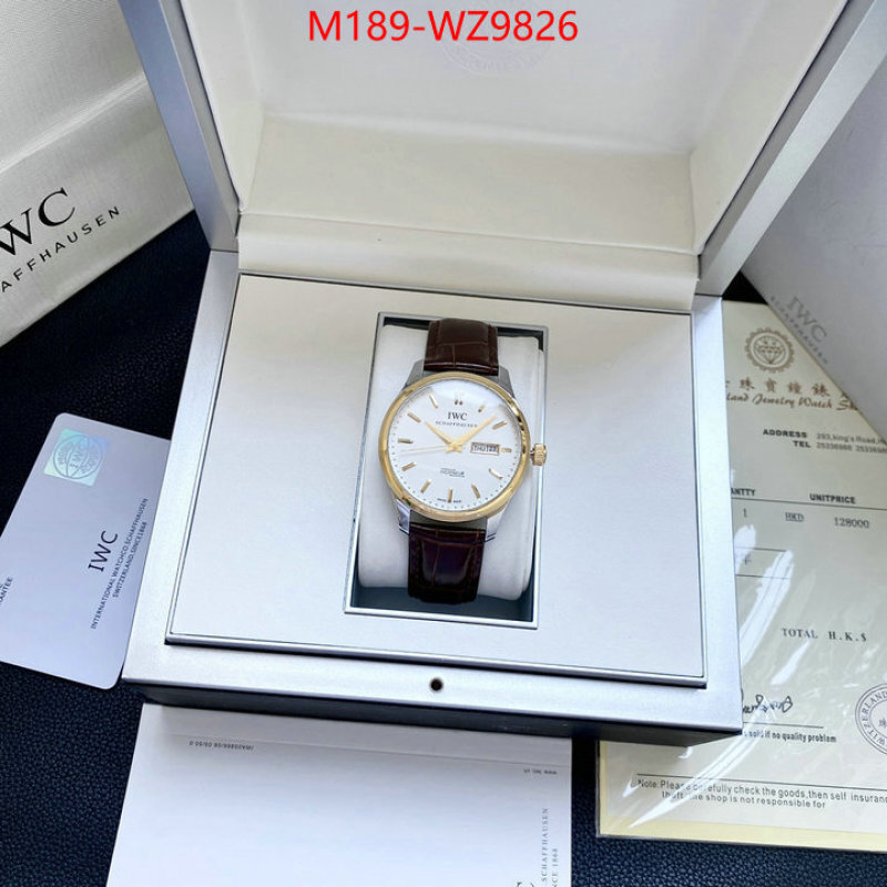 Watch(4A)-IWC website to buy replica ID: WZ9826 $: 189USD