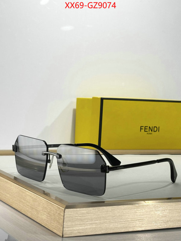 Glasses-Fendi 7 star quality designer replica ID: GZ9074 $: 69USD
