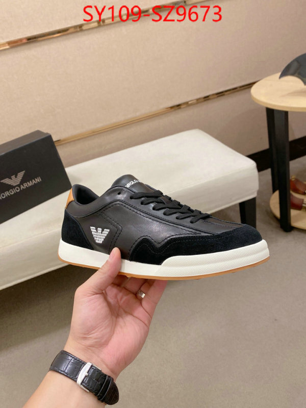Men shoes-Armani top perfect fake ID: SZ9673 $: 109USD