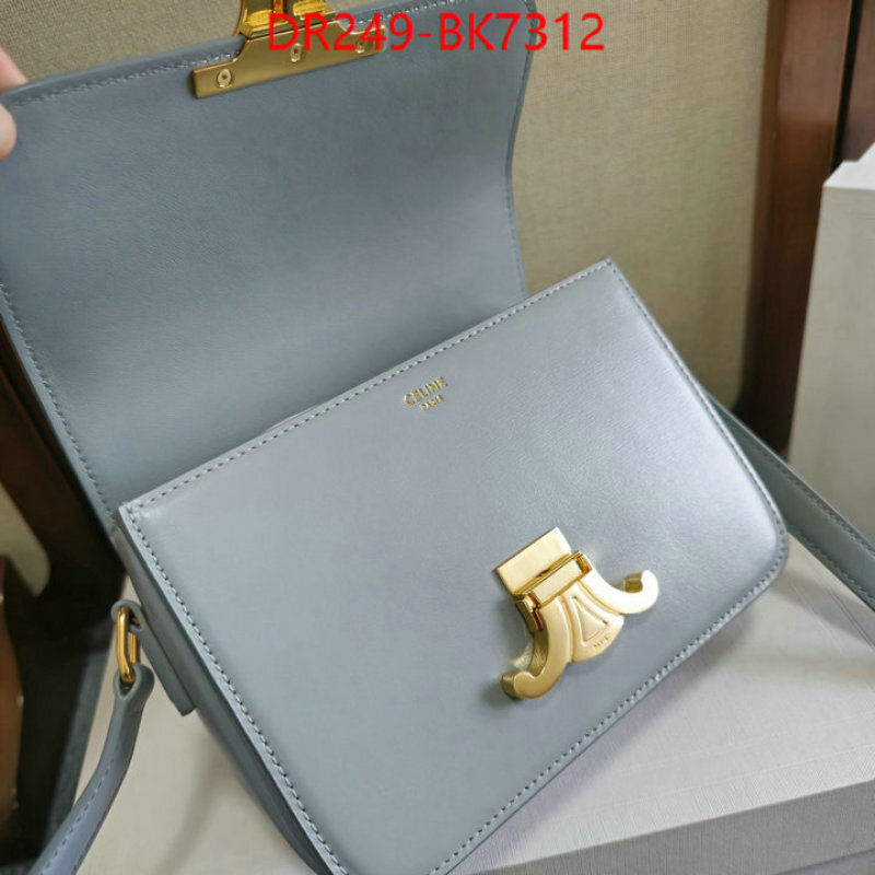 Celine Bags(TOP)-Triomphe Series cheap high quality replica ID: BK7312 $: 249USD,