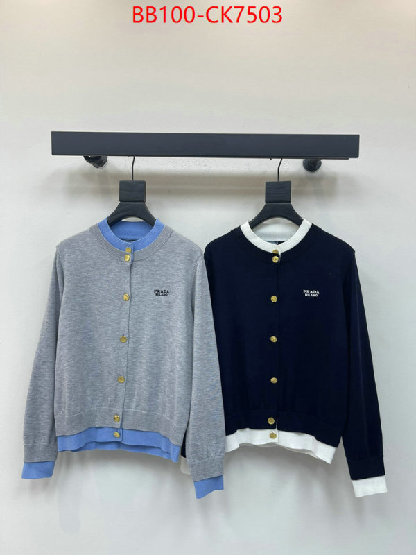 Clothing-Prada customize best quality replica ID: CK7503 $: 100USD