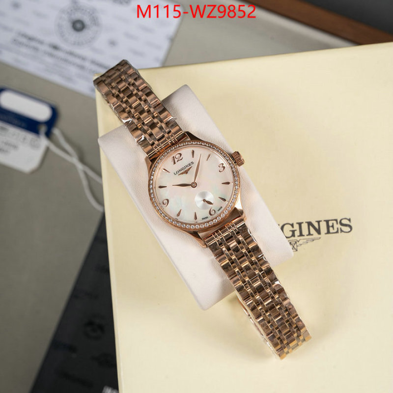 Watch(4A)-Longines is it illegal to buy dupe ID: WZ9852 $: 115USD