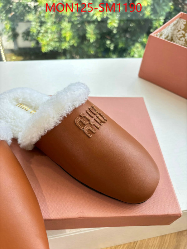 Women Shoes-Miu Miu best quality replica ID: SM1190 $: 125USD