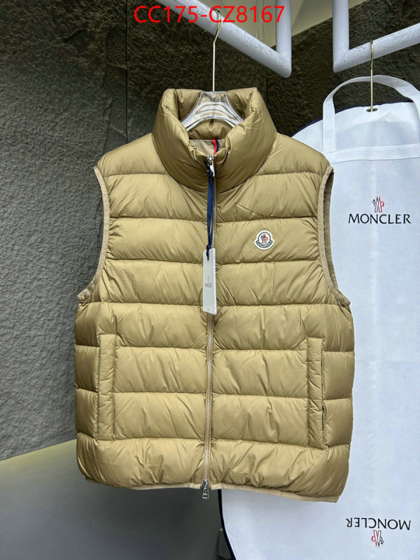 Down jacket Men-Moncler what is a 1:1 replica ID: CZ8167 $: 175USD