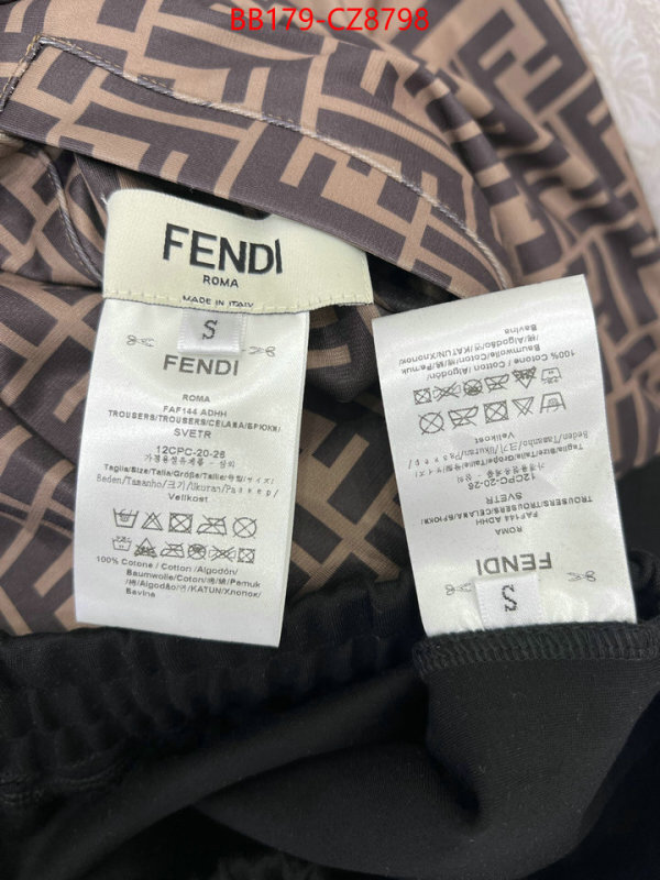 Clothing-Fendi top brands like ID: CZ8798 $: 179USD