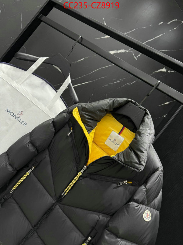 Down jacket Men-Moncler the best ID: CZ8919 $: 235USD