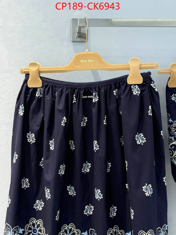 Clothing-MIU MIU ID: CK6943 $: 189USD