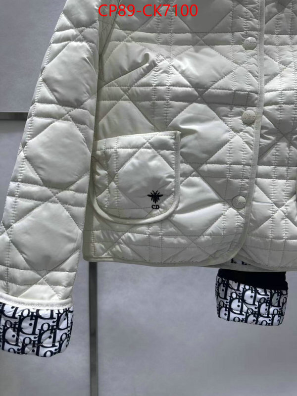 Clothing-Dior wholesale imitation designer replicas ID: CK7100 $: 89USD