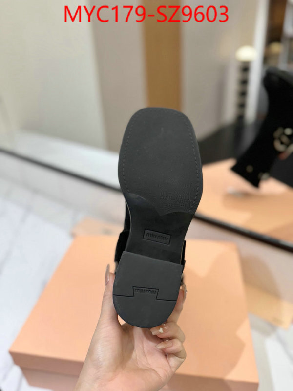 Women Shoes-Miu Miu high-end designer ID: SZ9603 $: 179USD