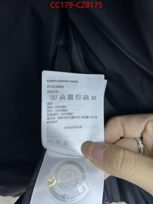 Down jacket Women-Moncler replica shop ID: CZ8175 $: 179USD