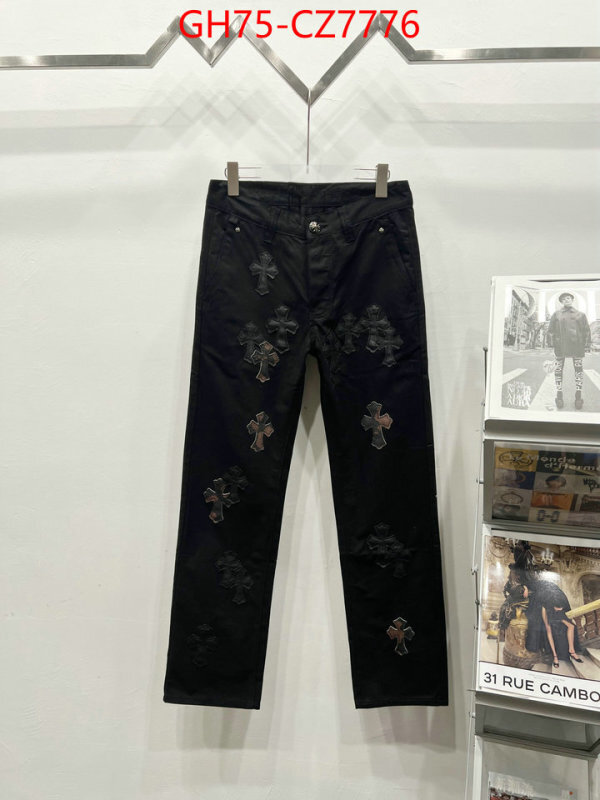 Clothing-Chrome Hearts replica aaaaa+ designer ID: CZ7776 $: 75USD