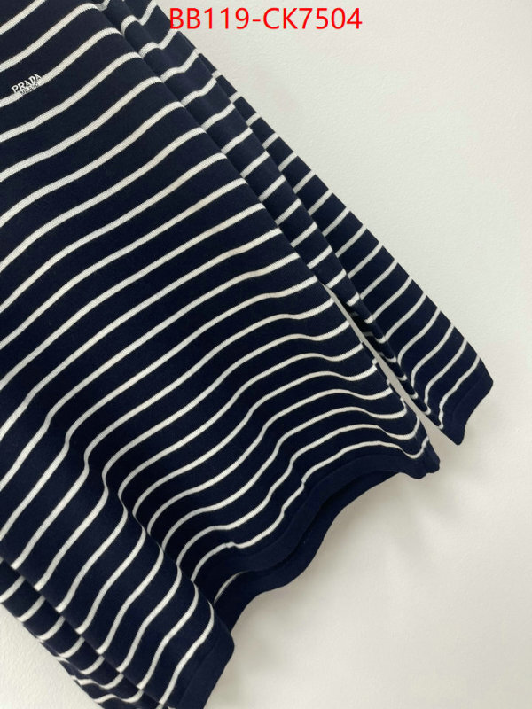 Clothing-Prada good quality replica ID: CK7504 $: 119USD