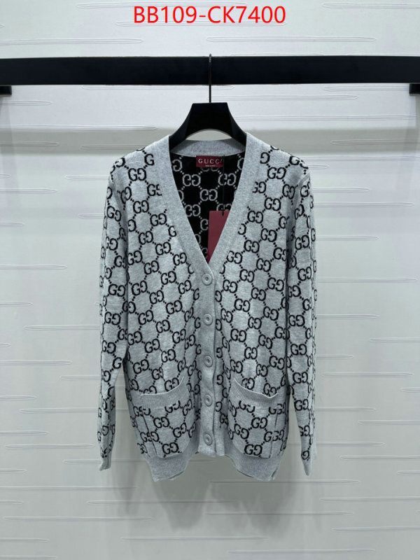 Clothing-Gucci flawless ID: CK7400 $: 109USD