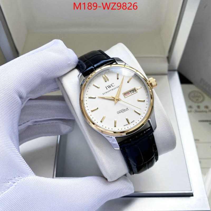Watch(4A)-IWC website to buy replica ID: WZ9826 $: 189USD