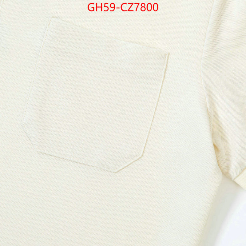 Clothing-Gucci high quality designer replica ID: CZ7800 $: 59USD