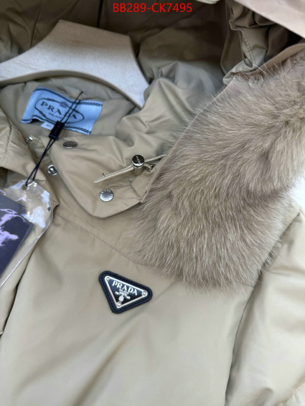 Down jacket Women-Prada how to find replica shop ID: CK7495 $: 289USD