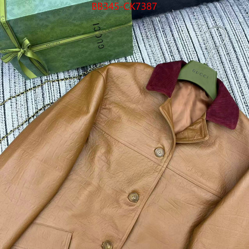Clothing-Gucci buying replica ID: CK7387 $: 345USD