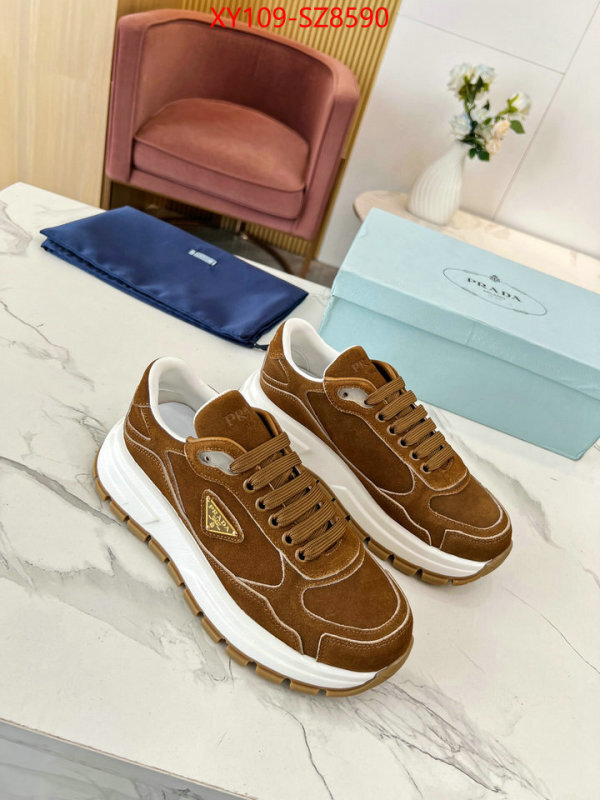 Men shoes-Prada aaaaa+ quality replica ID: SZ8590 $: 109USD