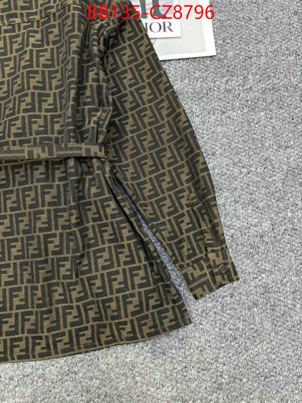 Clothing-Fendi aaaaa+ quality replica ID: CZ8796 $: 135USD