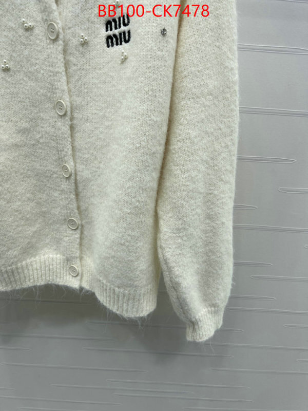 Clothing-MIU MIU aaaaa class replica ID: CK7478 $: 100USD