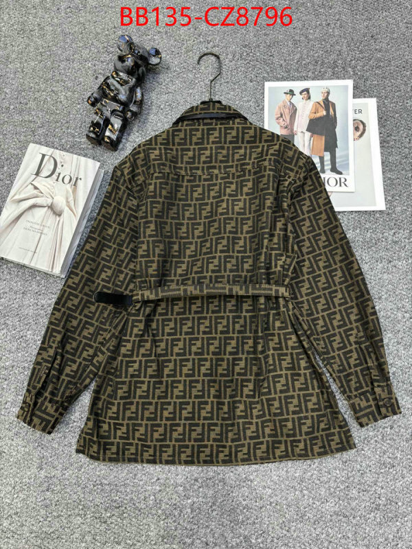 Clothing-Fendi aaaaa+ quality replica ID: CZ8796 $: 135USD