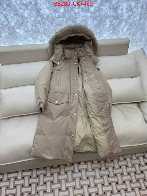 Down jacket Women-Prada the highest quality fake ID: CK7489 $: 289USD