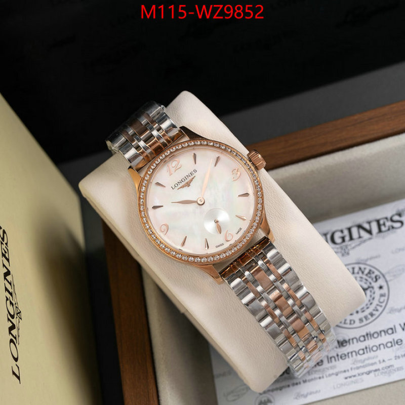 Watch(4A)-Longines is it illegal to buy dupe ID: WZ9852 $: 115USD