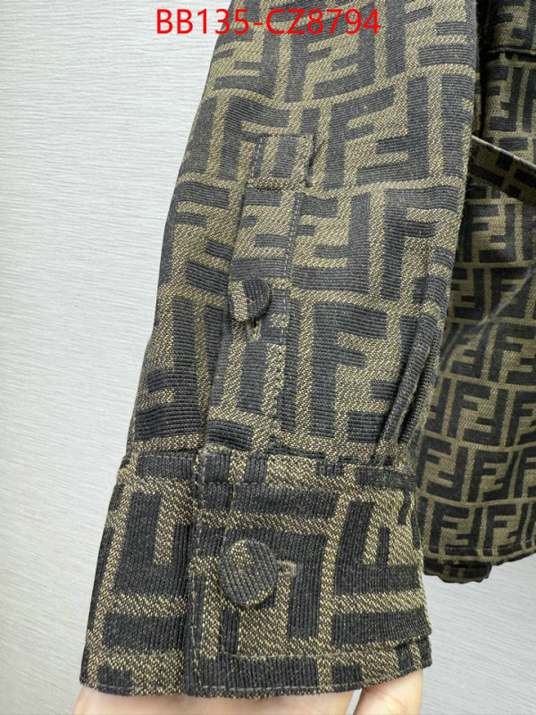 Clothing-Fendi replica sale online ID: CZ8794 $: 135USD