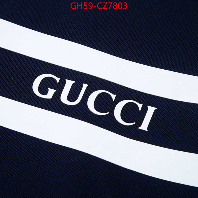 Clothing-Gucci best replica quality ID: CZ7803 $: 59USD