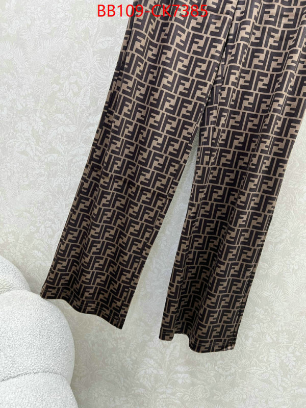 Clothing-Fendi what best replica sellers ID: CK7385 $: 109USD