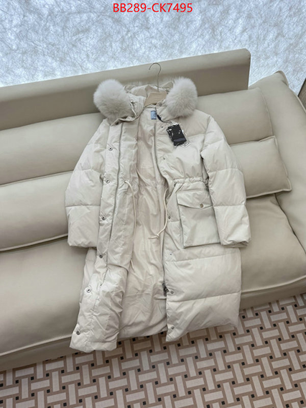 Down jacket Women-Prada how to find replica shop ID: CK7495 $: 289USD