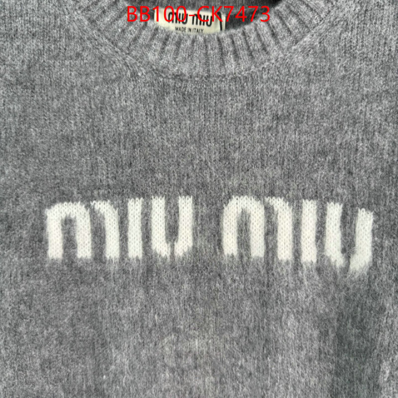 Clothing-MIU MIU wholesale ID: CK7473 $: 100USD