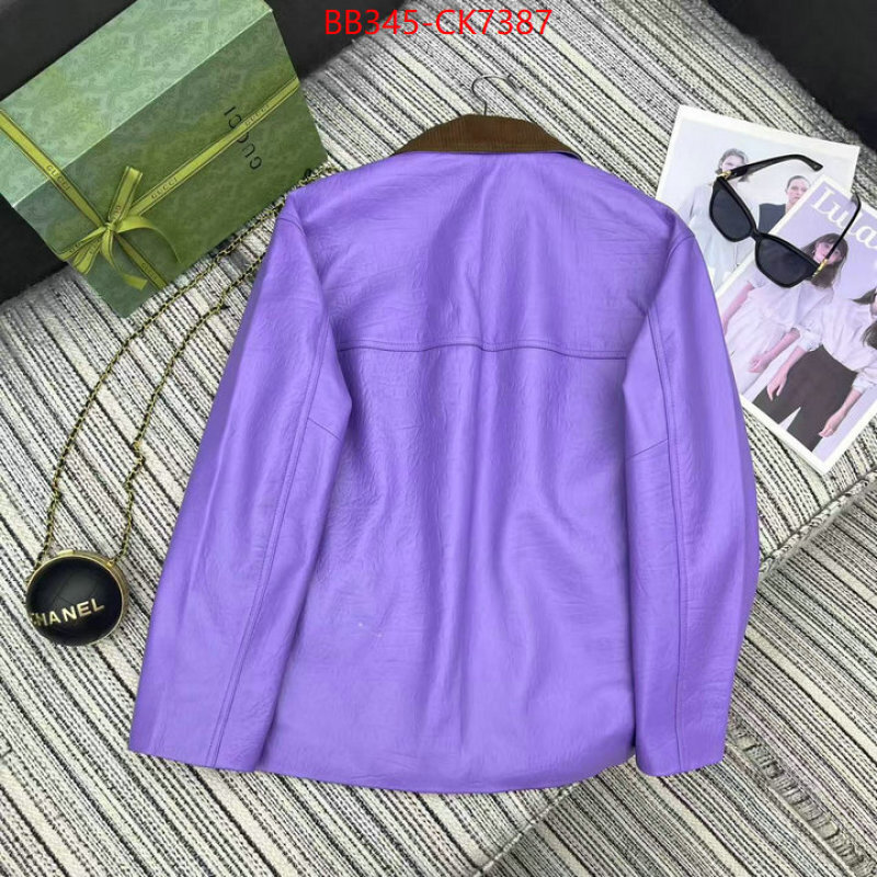 Clothing-Gucci buying replica ID: CK7387 $: 345USD