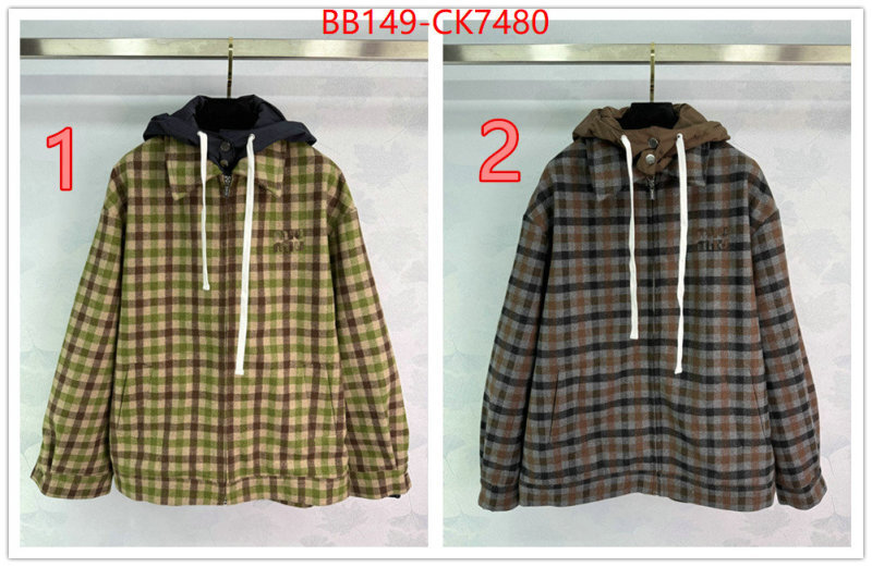 Clothing-MIU MIU the best quality replica ID: CK7480 $: 149USD