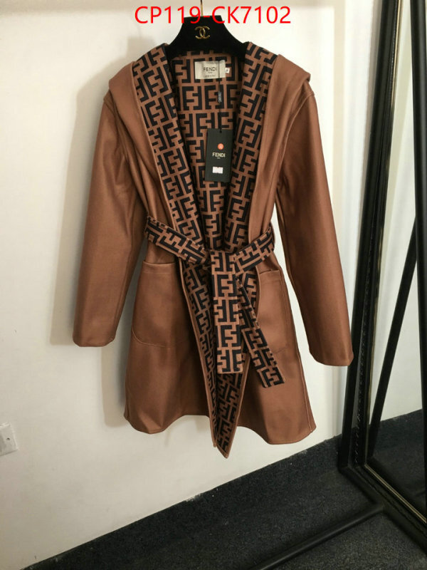 Down jacket Women-Fendi perfect quality ID: CK7102 $: 119USD