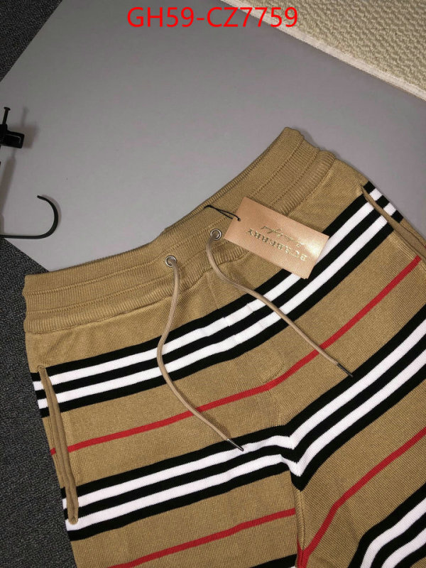 Clothing-Burberry where can i buy the best quality ID: CZ7759 $: 59USD