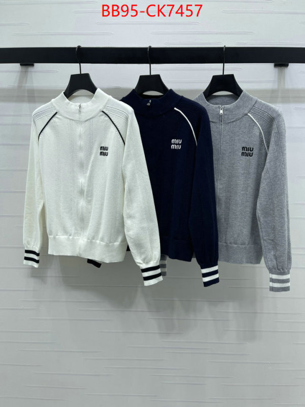 Clothing-MIU MIU high quality 1:1 replica ID: CK7457 $: 95USD