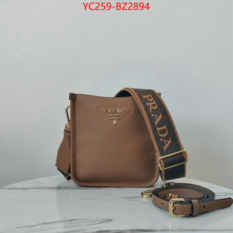 Prada Bags(TOP)-Crossbody- top quality designer replica ID: BZ2894 $: 259USD,