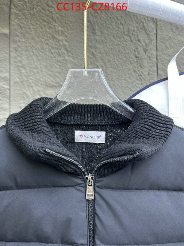 Down jacket Men-Moncler aaaaa+ quality replica ID: CZ8166 $: 135USD