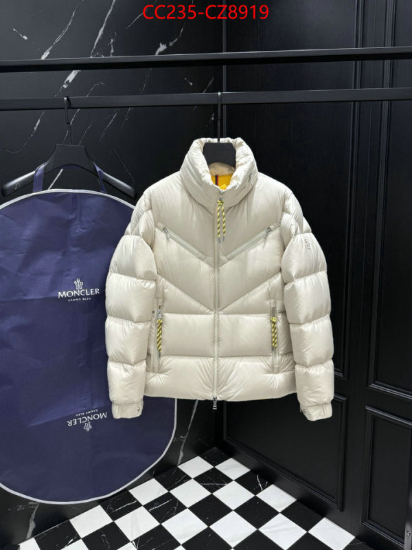 Down jacket Men-Moncler the best ID: CZ8919 $: 235USD