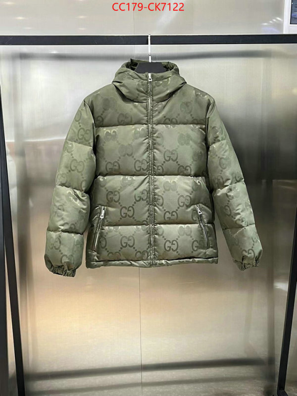 Down jacket Men-Gucci high-end designer ID: CK7122 $: 179USD